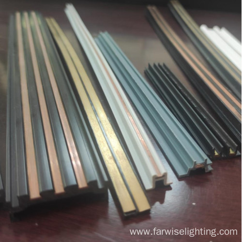 4 wire pvc and copper co-extrusion profile track